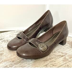 Clarks Artisan Active Air Buckle Leather Shoes